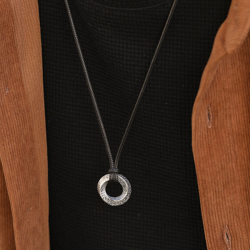 WorldNorse Handcrafted 925 Silver Mobius Strip Necklace - image 1