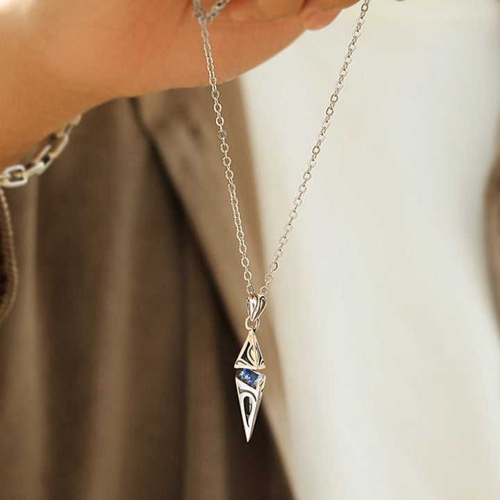WorldNorse 925 Sterling Silver Starburst Necklace
