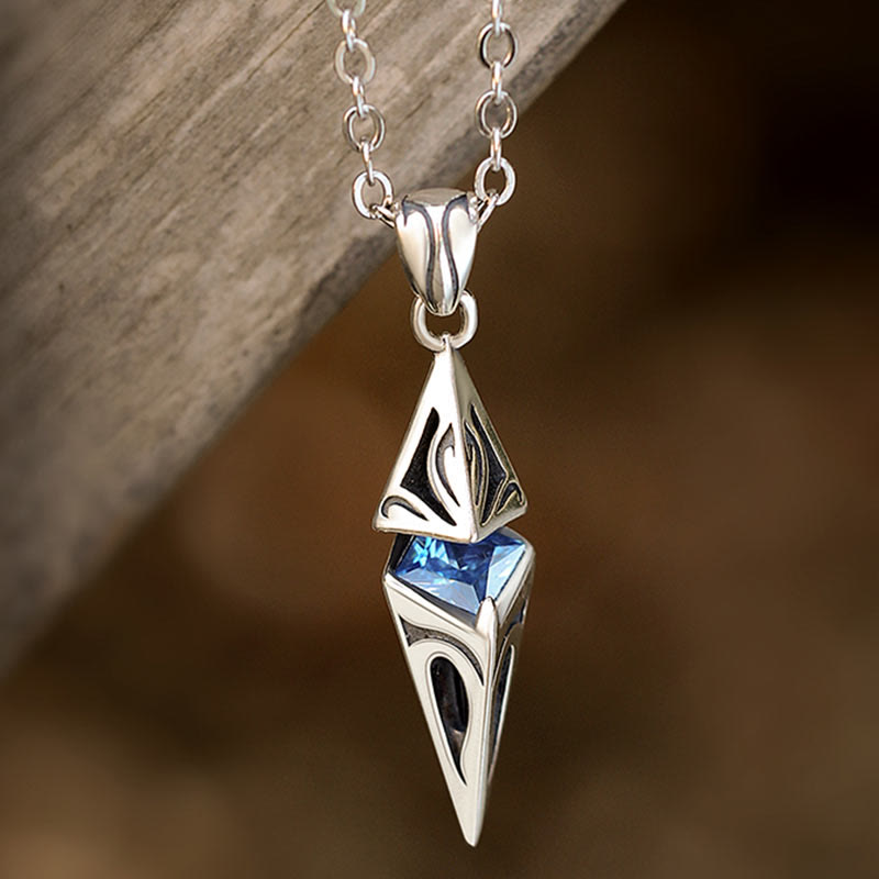 WorldNorse 925 Sterling Silver Starburst Necklace