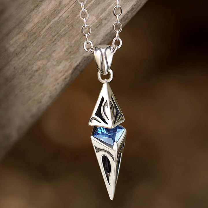 WorldNorse 925 Sterling Silver Starburst Necklace