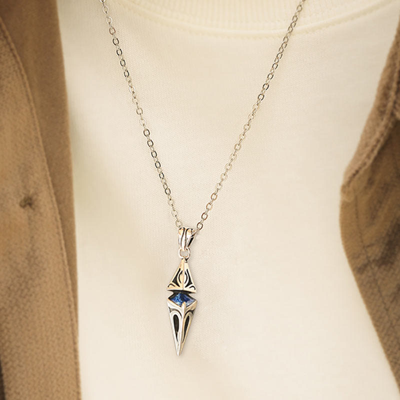 WorldNorse 925 Sterling Silver Starburst Necklace