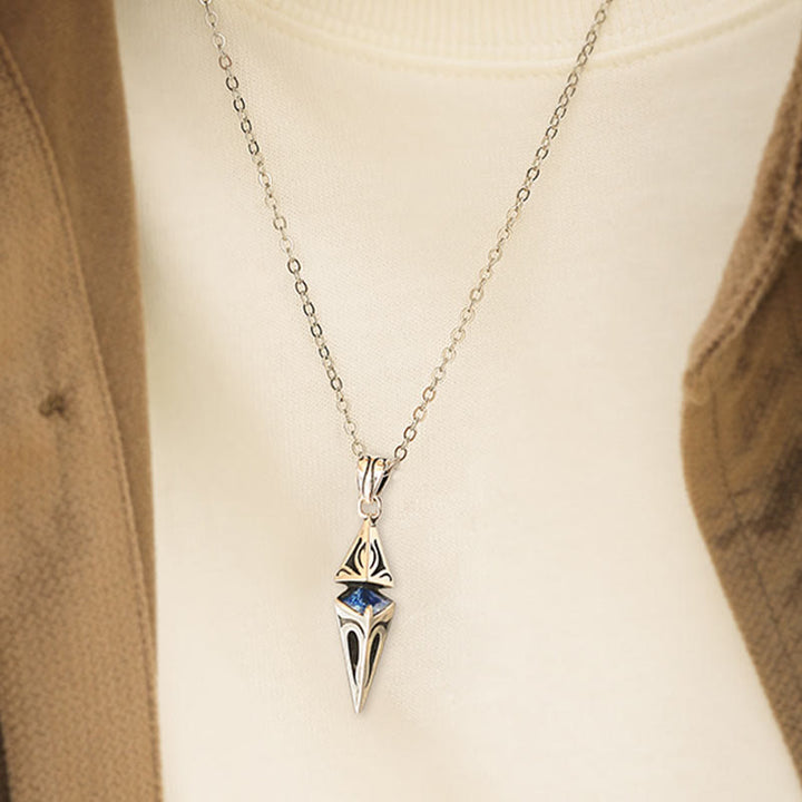 WorldNorse 925 Sterling Silver Starburst Necklace