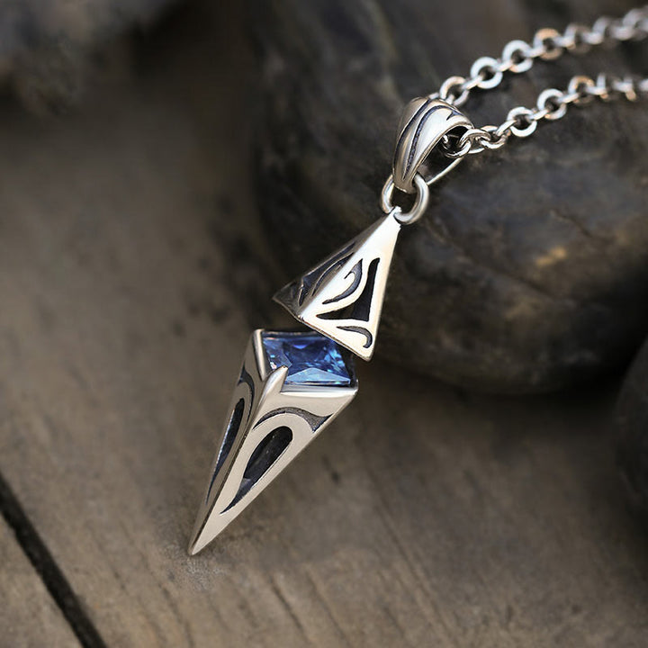WorldNorse 925 Sterling Silver Starburst Necklace