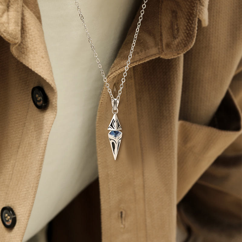 WorldNorse 925 Sterling Silver Starburst Necklace