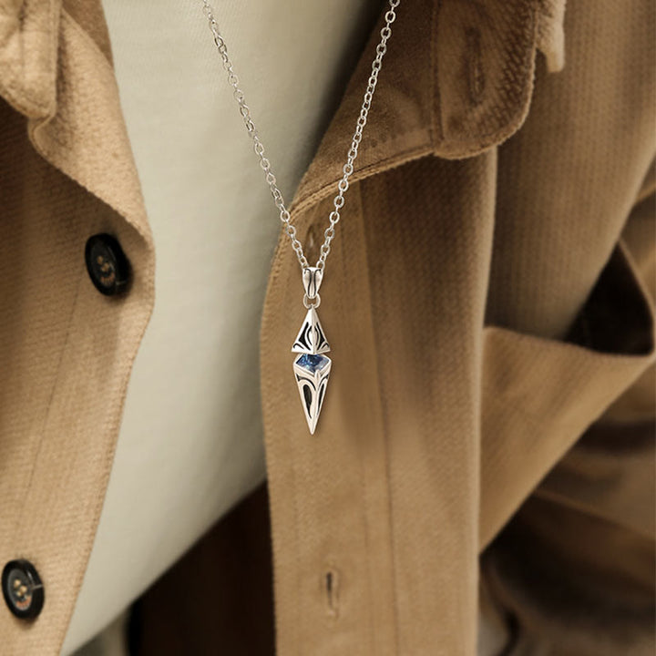 WorldNorse 925 Sterling Silver Starburst Necklace