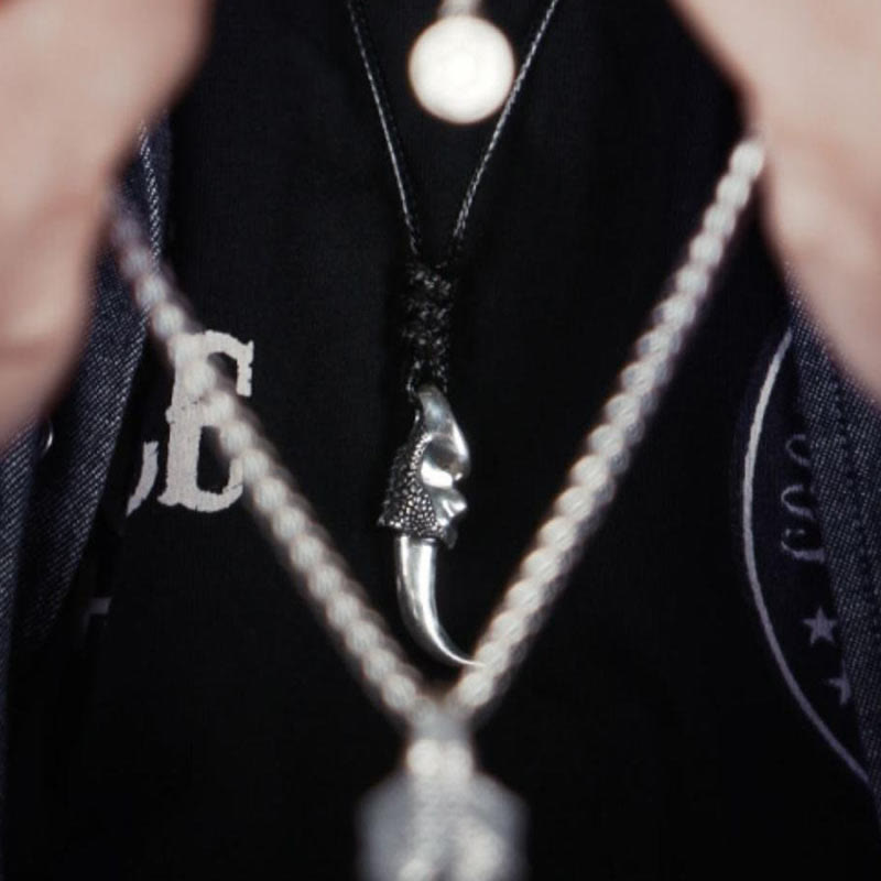 WorldNorse Handcrafted 925 Silver Norse Dragon Necklace - image 2