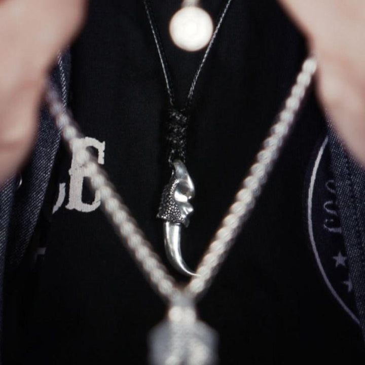 WorldNorse Handcrafted 925 Silver Norse Dragon Necklace - image 2