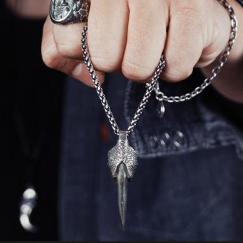 WorldNorse Handcrafted 925 Silver Norse Dragon Necklace - image 5