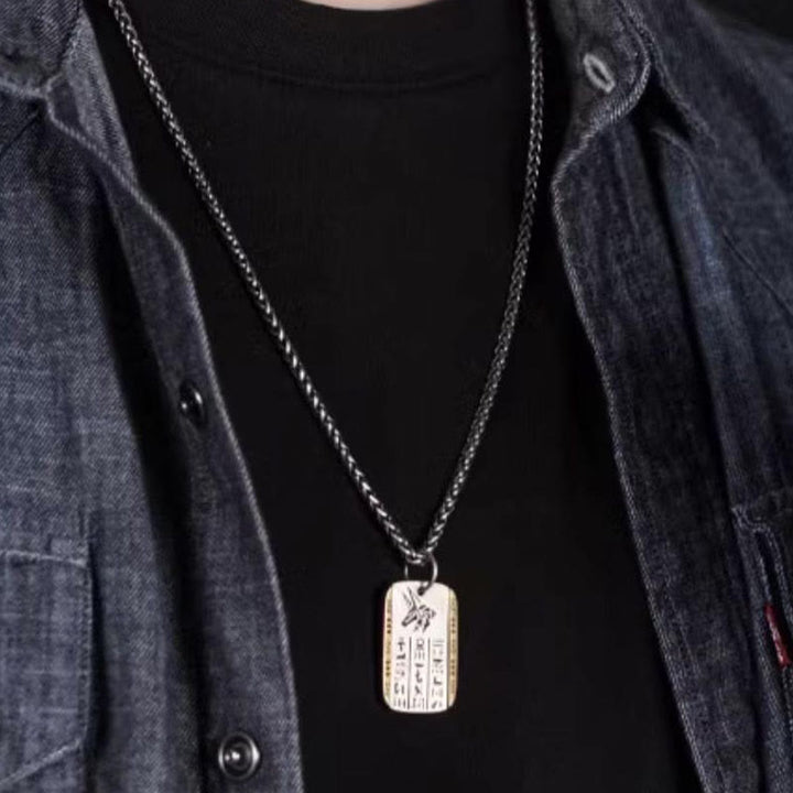 WorldNorse 925 Sterling Silver Wolves Necklace
