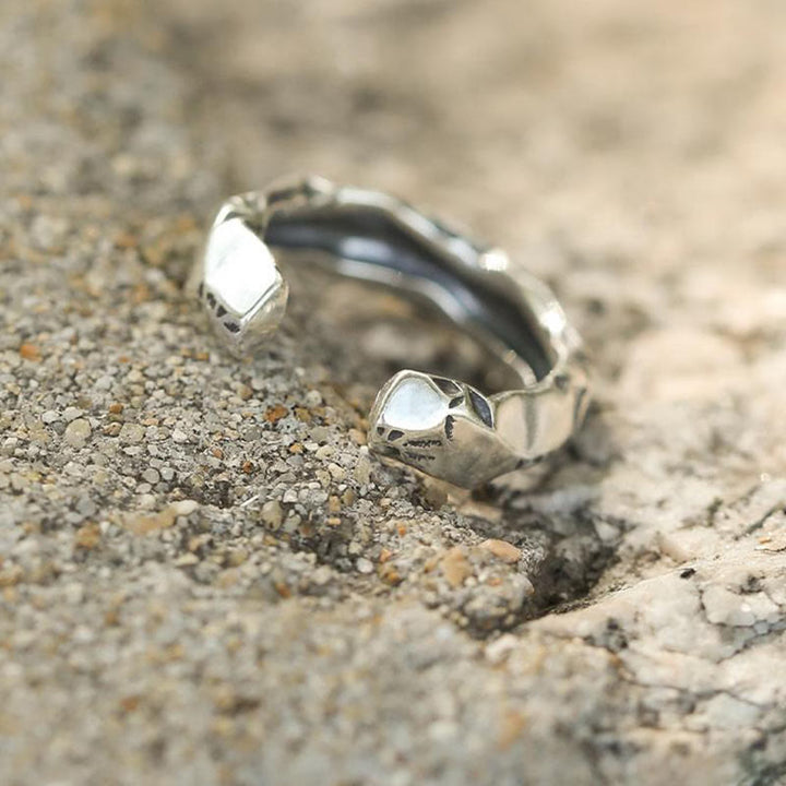 WorldNorse Handcrafted 925 Silver Wish Emblem Hammered Earrings - image 7