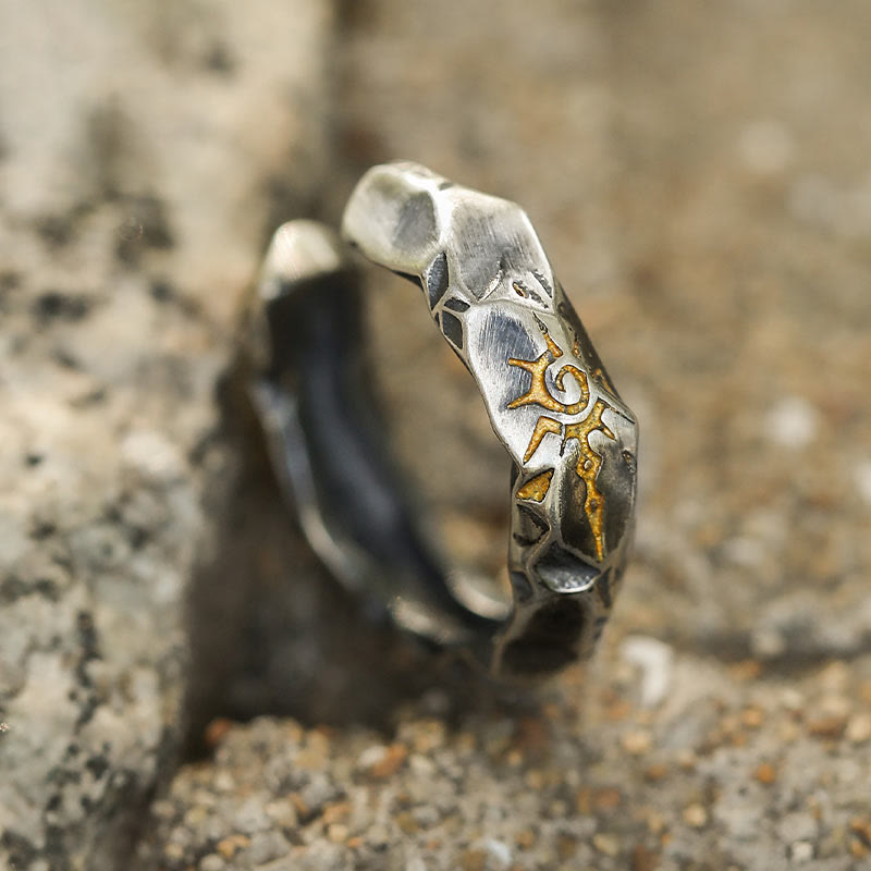 WorldNorse Handcrafted 925 Silver Wish Emblem Hammered Earrings - image 3