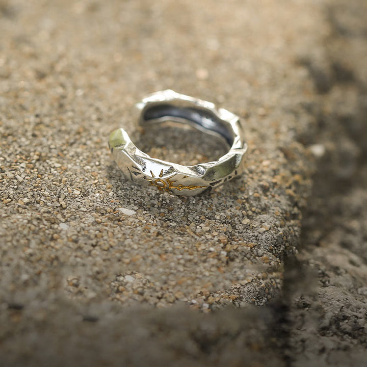 WorldNorse Handcrafted 925 Silver Wish Emblem Hammered Earrings - image 8