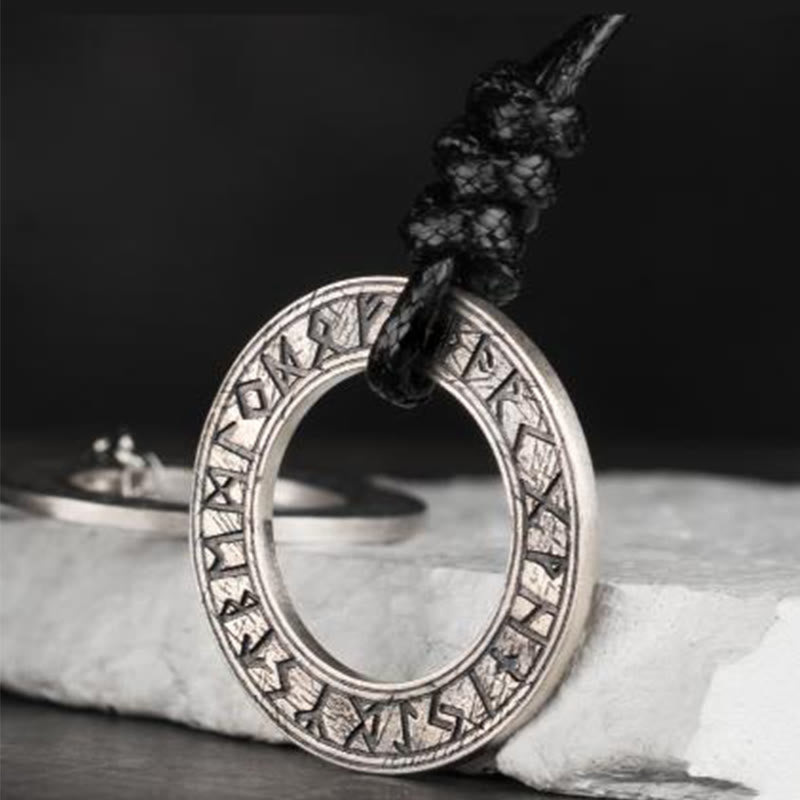 WorldNorse 925 Sterling Silver Runes Necklace - image 7