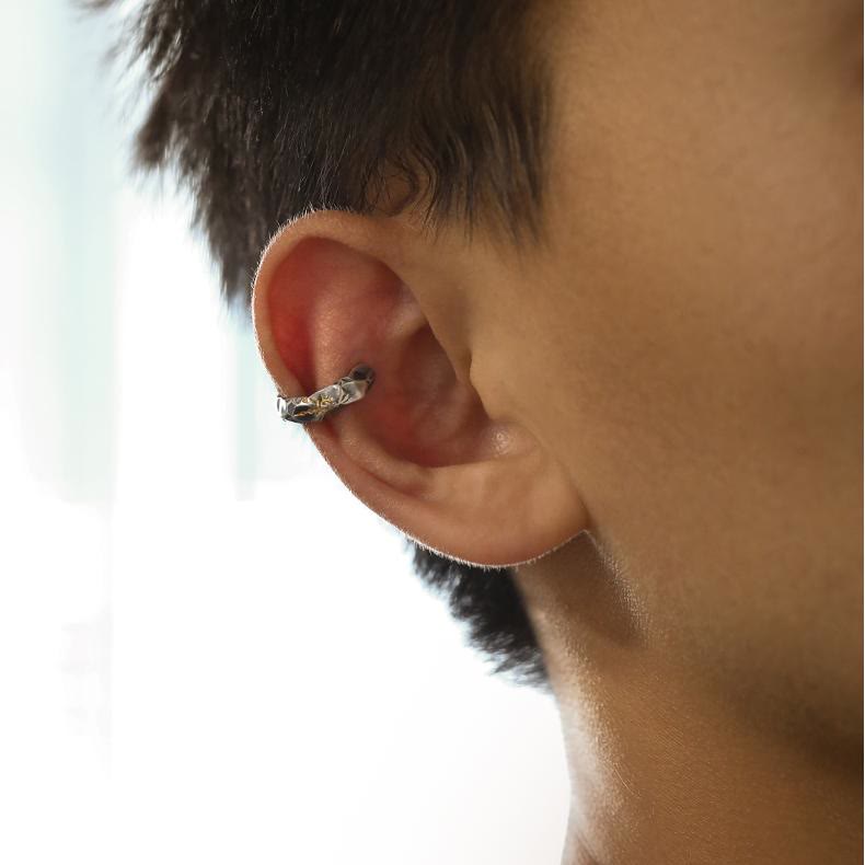 WorldNorse Handcrafted 925 Silver Wish Emblem Hammered Earrings - image 2