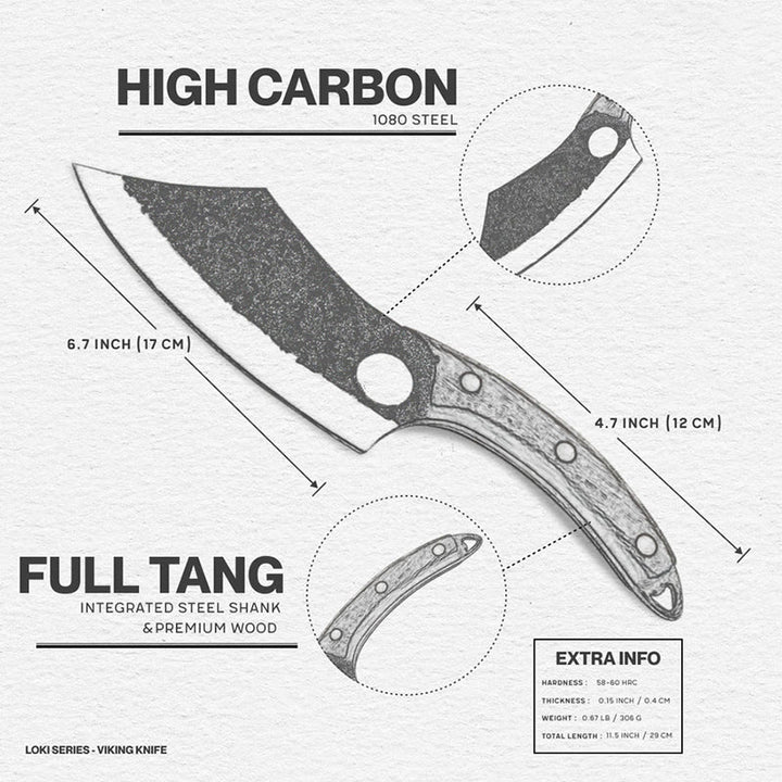 WorldNorse LOKI SERIES - Viking Knife
