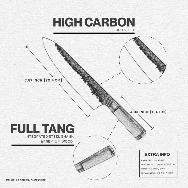 WorldNorse VALHALLA SERIES - Chef Knife
