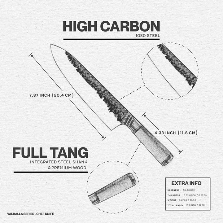 WorldNorse VALHALLA SERIES - Chef Knife