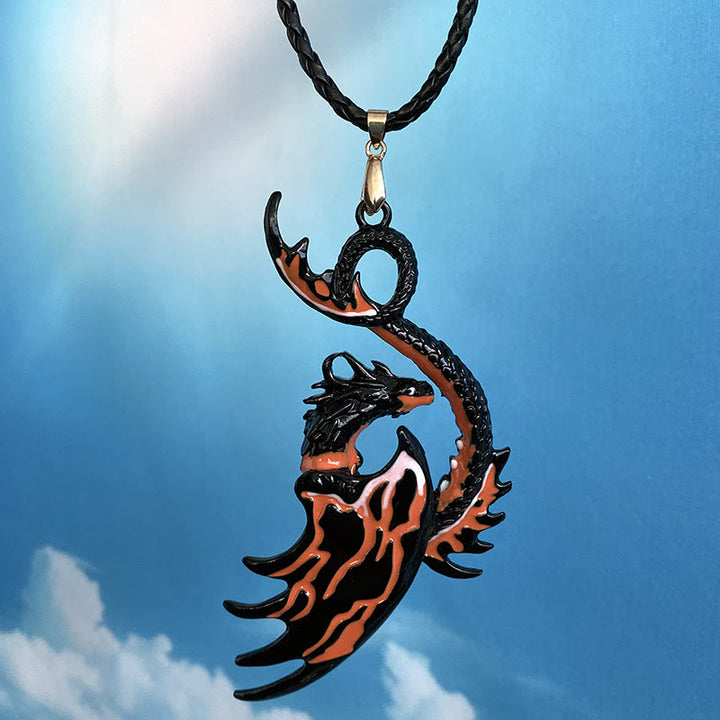 FREE Today: Volcanic Dragon Charm Necklace