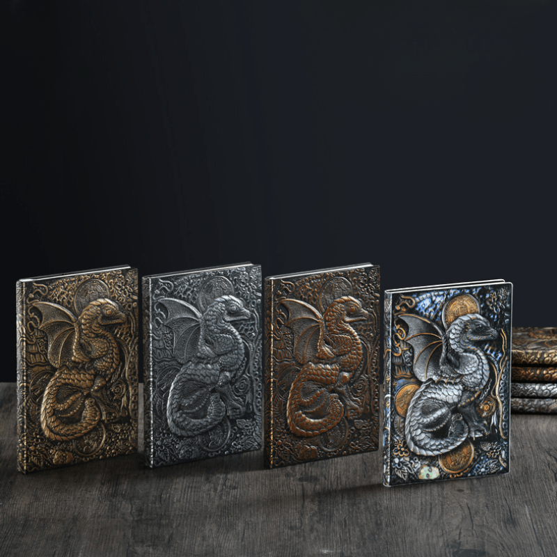 WorldNorse Embossed Flying Dragon Journal Notebook