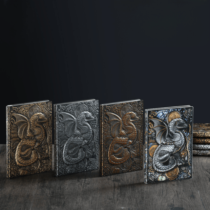 WorldNorse Embossed Flying Dragon Journal Notebook