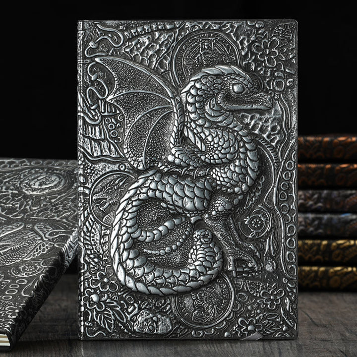 WorldNorse Embossed Flying Dragon Journal Notebook