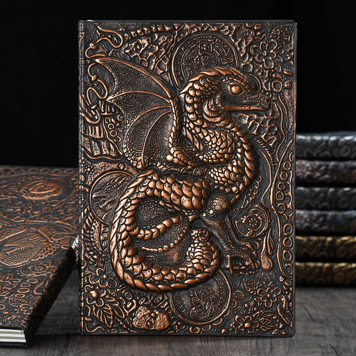 WorldNorse Embossed Flying Dragon Journal Notebook