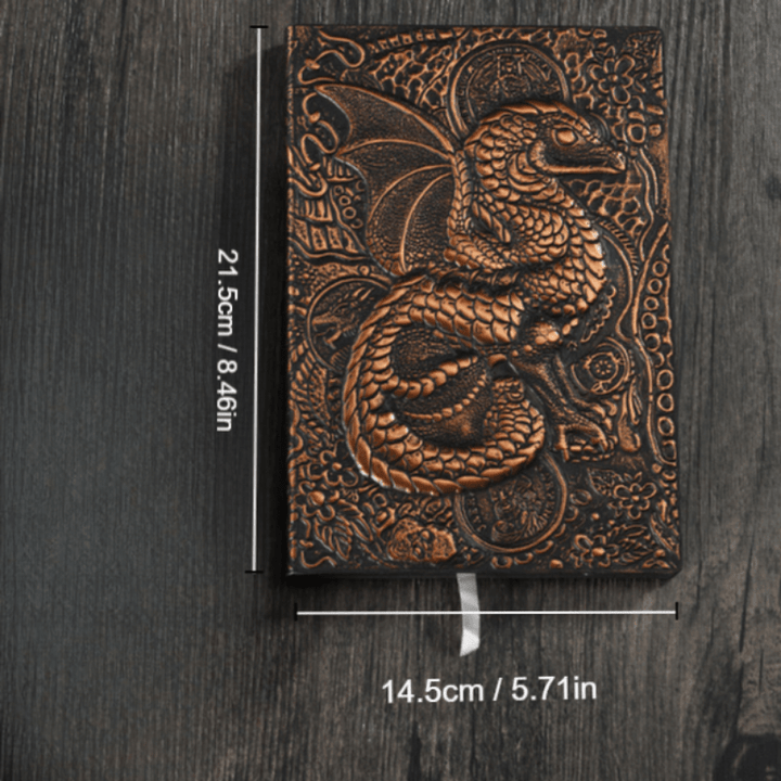 WorldNorse Embossed Flying Dragon Journal Notebook