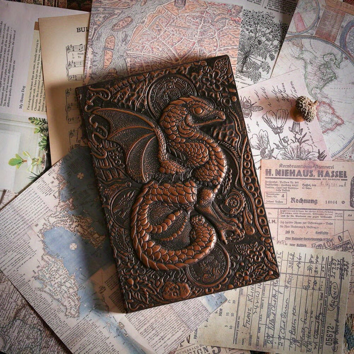 WorldNorse Embossed Flying Dragon Journal Notebook
