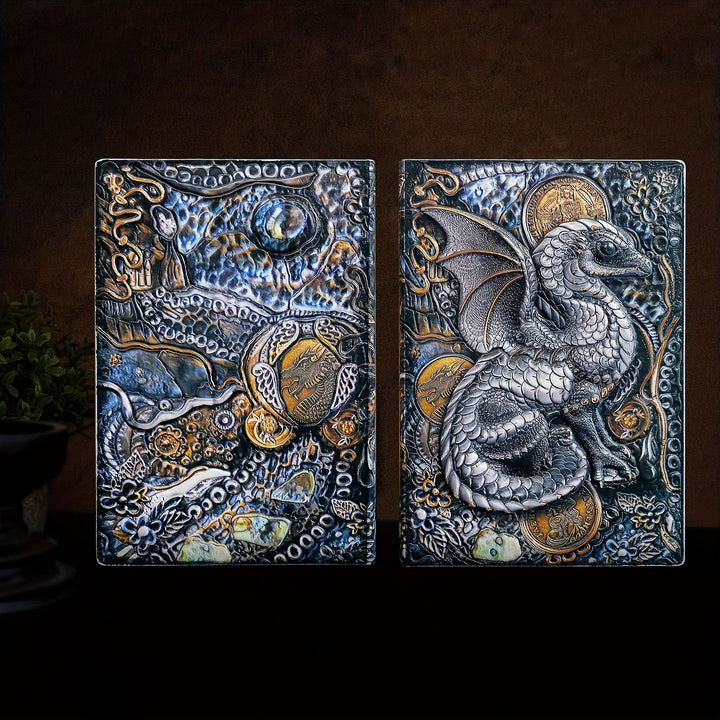 WorldNorse Embossed Flying Dragon Journal Notebook