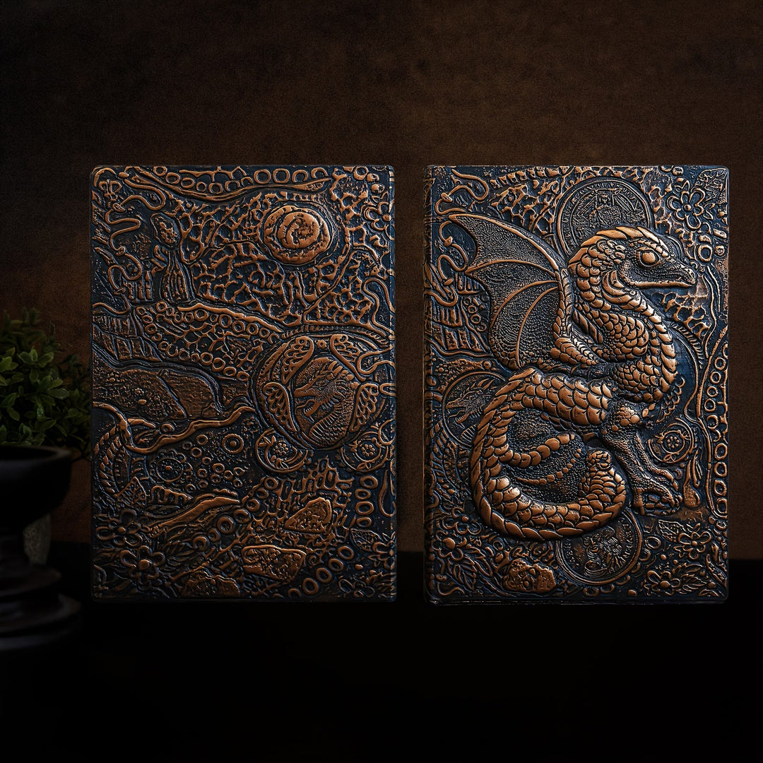 WorldNorse Embossed Flying Dragon Journal Notebook