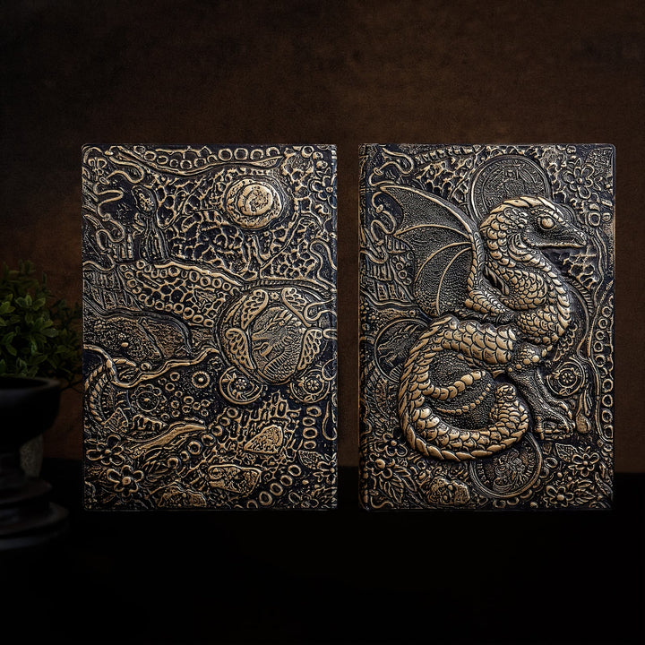 WorldNorse Embossed Flying Dragon Journal Notebook