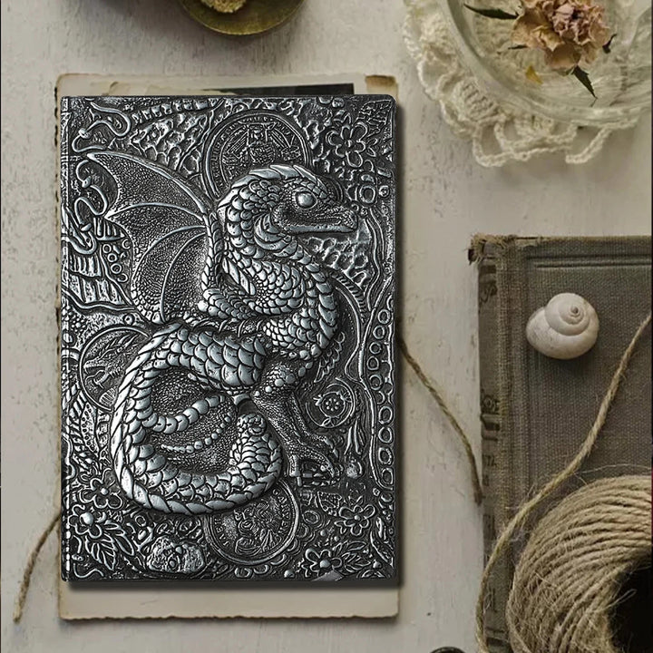 WorldNorse Embossed Flying Dragon Journal Notebook