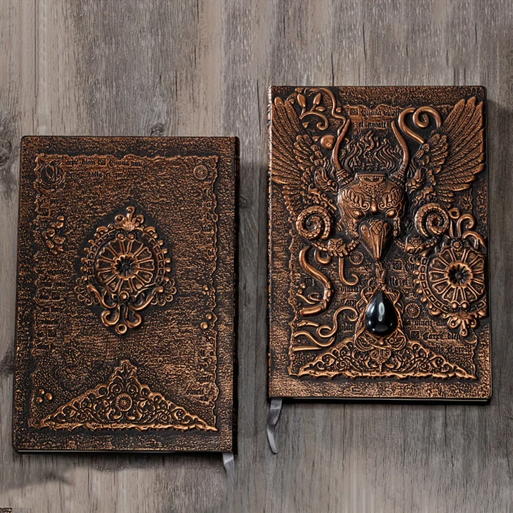 WorldNorse Embossed Eagle Leather Cover Notebook
