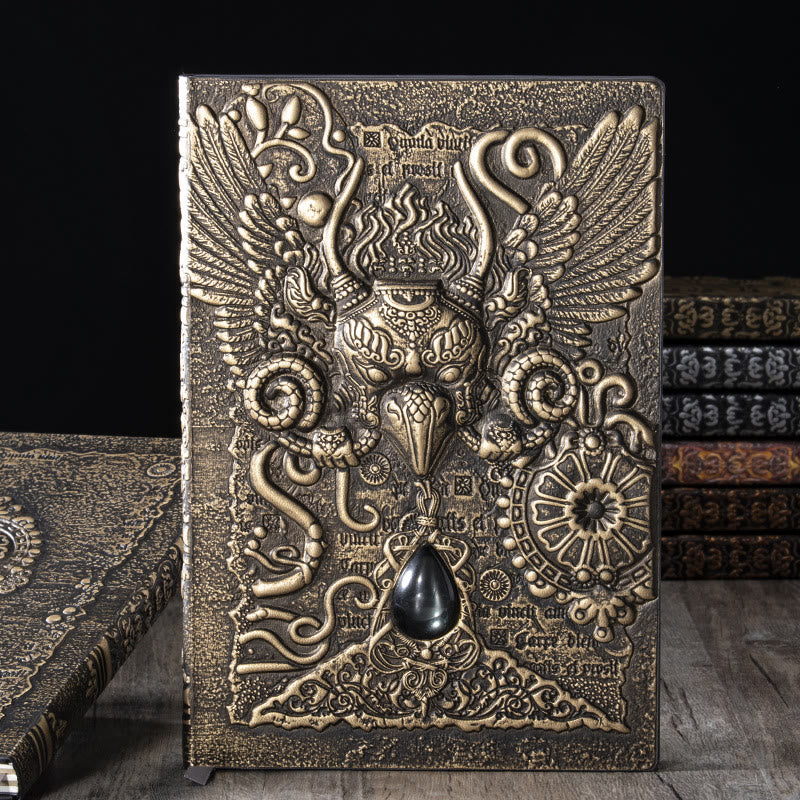 WorldNorse Embossed Eagle Leather Cover Notebook