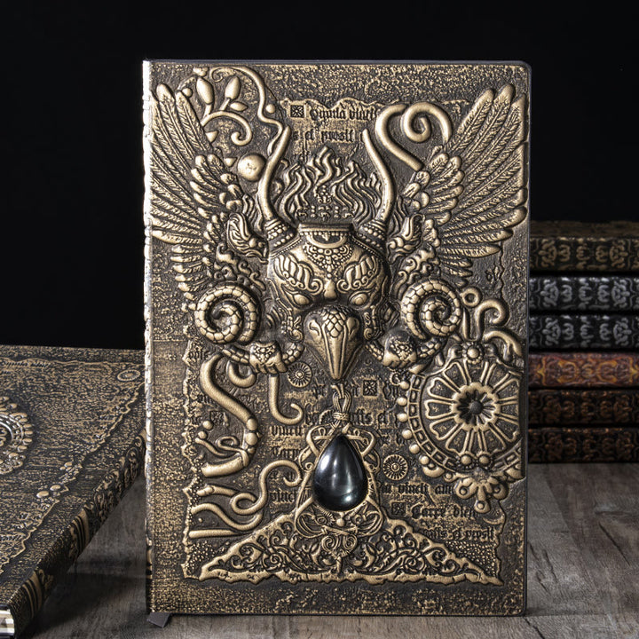 WorldNorse Embossed Eagle Leather Cover Notebook
