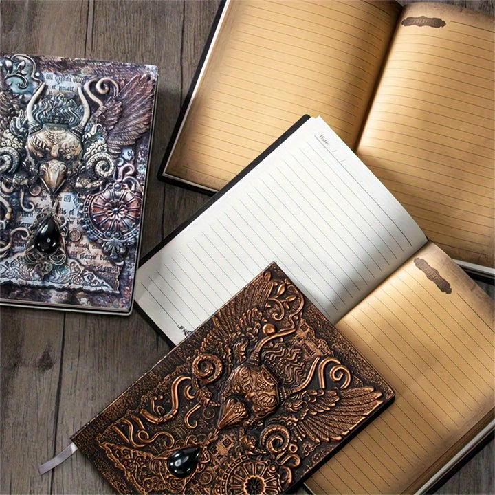 WorldNorse Embossed Eagle Leather Cover Notebook