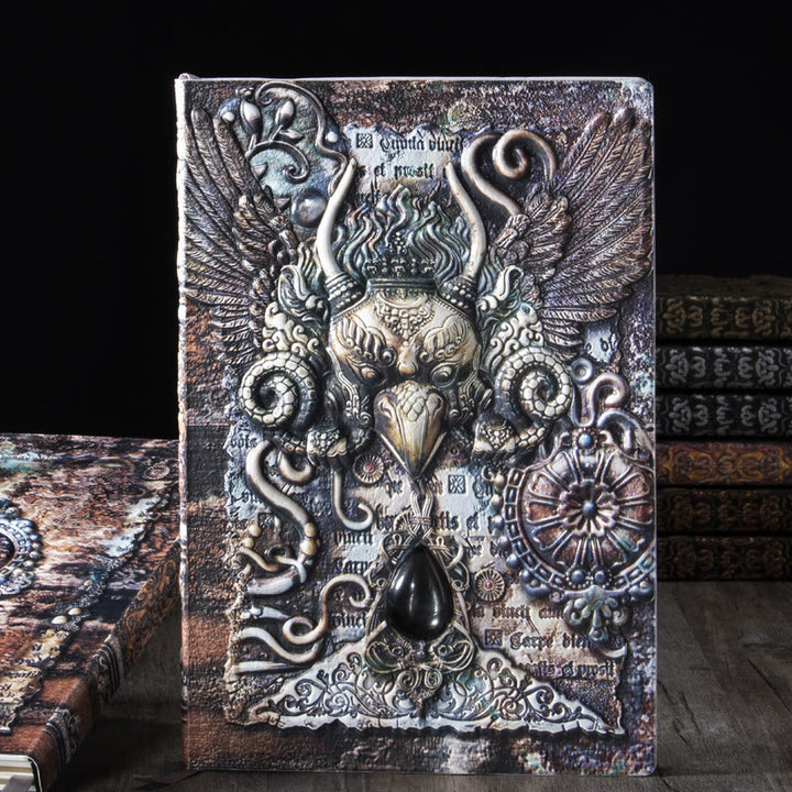 WorldNorse Embossed Eagle Leather Cover Notebook