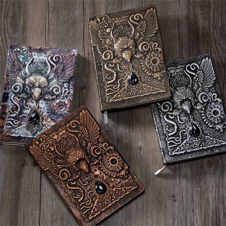 WorldNorse Embossed Eagle Leather Cover Notebook