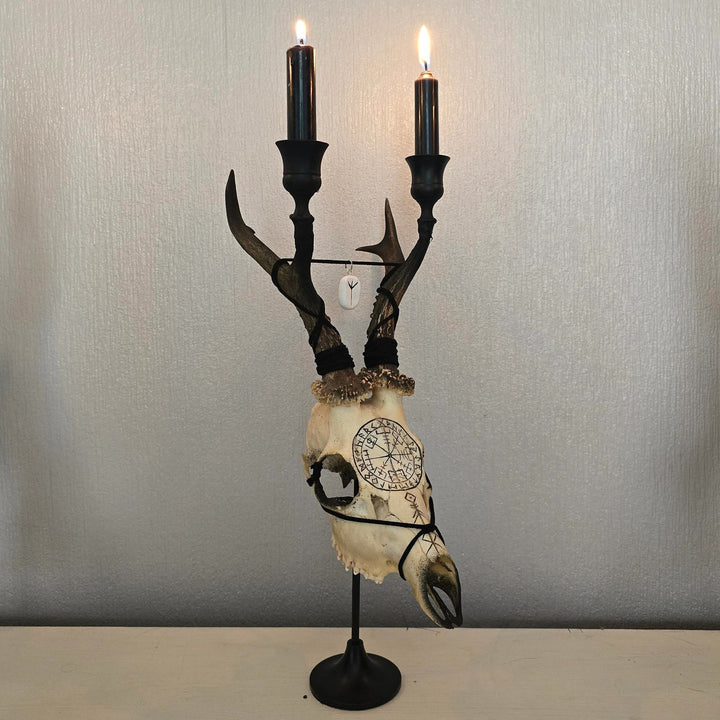 WorldNorse Viking Compass Path Finder Pagan Ritual Candle Holder