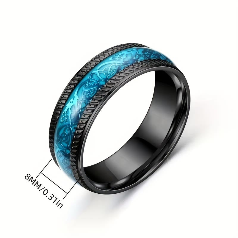 FREE Today: Light Dragon Scale Blue Ring