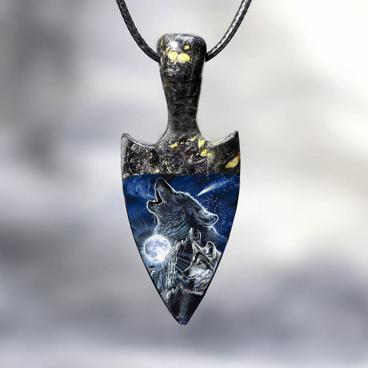 FREE Today: Moonlight Shadow Wolf King Necklace