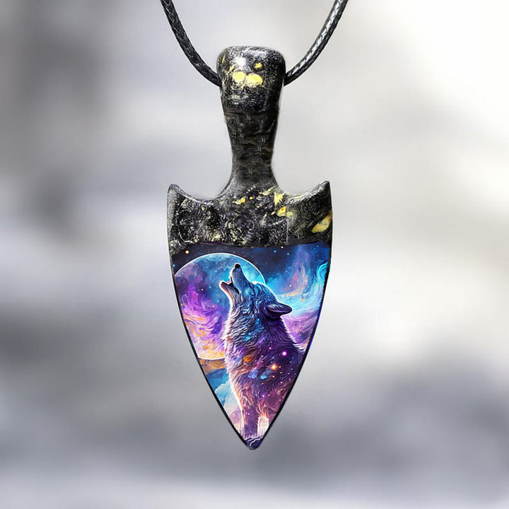 FREE Today: Moonlight Shadow Wolf King Necklace