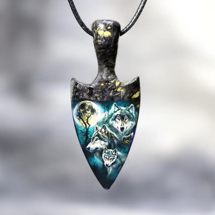 FREE Today: Moonlight Shadow Wolf King Necklace