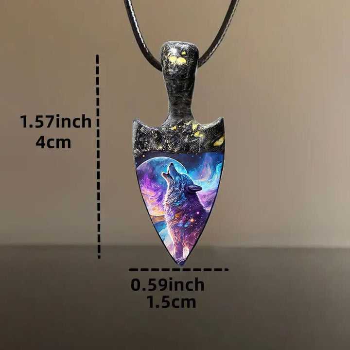 FREE Today: Moonlight Shadow Wolf King Necklace