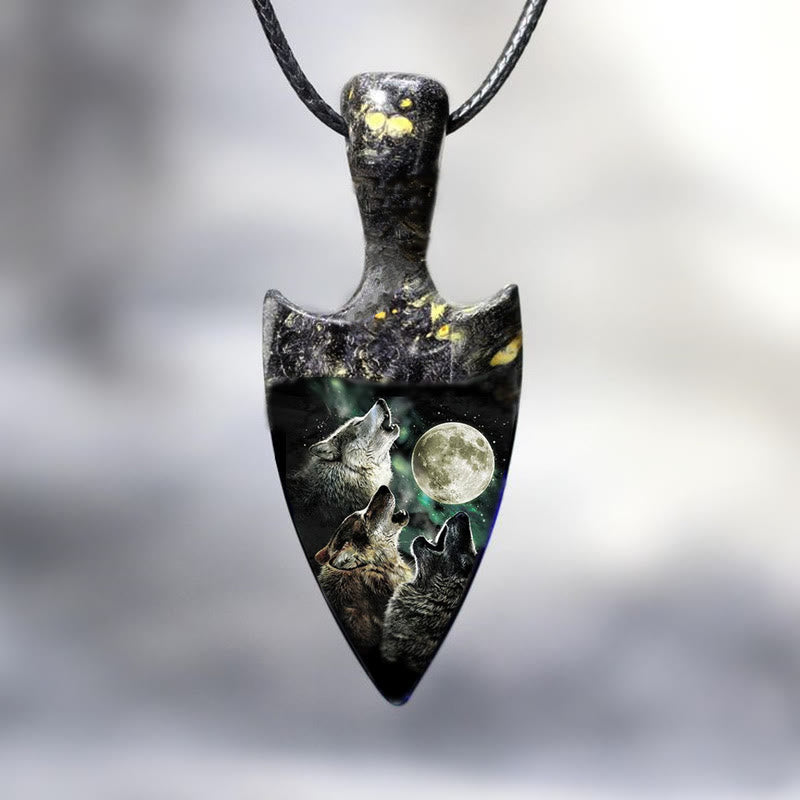 FREE Today: Moonlight Shadow Wolf King Necklace
