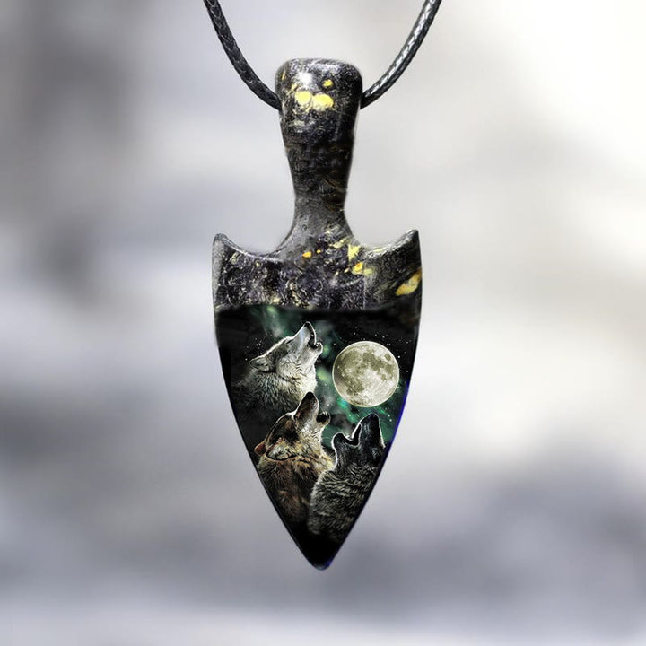 FREE Today: Moonlight Shadow Wolf King Necklace