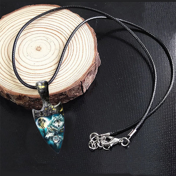 FREE Today: Moonlight Shadow Wolf King Necklace