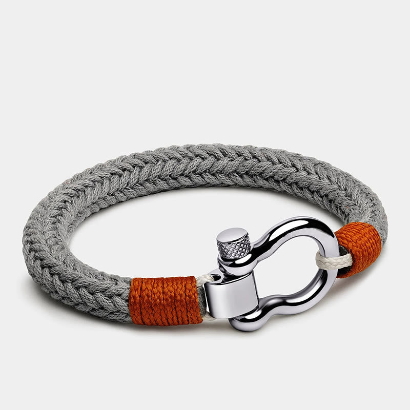 FREE Today: Nautical Survival U-buckle Shackle Double-strand Bracelet