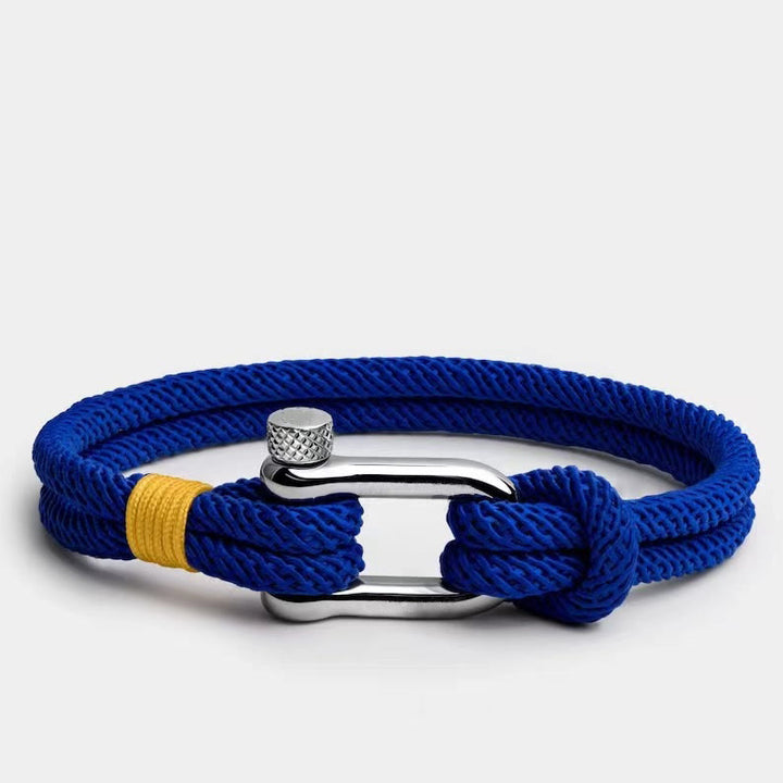 FREE Today: Nautical Survival U-buckle Shackle Double-strand Bracelet