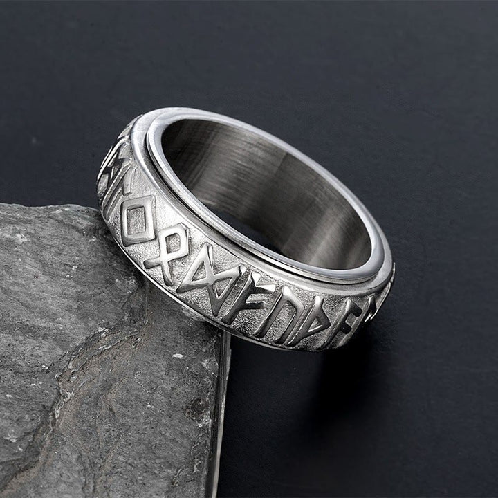 FREE Today: Anti Stress Viking Runes Rotatable Ring